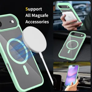 JP MagFit Clear MagSafe obal s N52 magnetom, iPhone Air, zelený