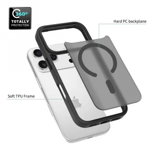 JP MagFit Colour MagSafe obal s N52 magnetom, iPhone 17 Pro, čierny