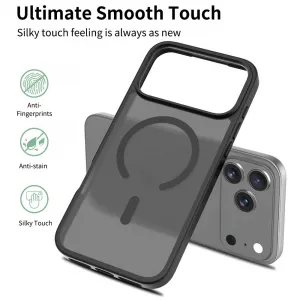 JP MagFit Colour MagSafe obal s N52 magnetom, iPhone 17 Pro Max, čierny