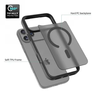 JP MagFit Colour MagSafe obal s N52 magnetom, iPhone 17 Pro Max, čierny
