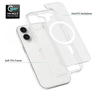 JP MagFit Colour MagSafe obal s N52 magnetom, iPhone 17, biely