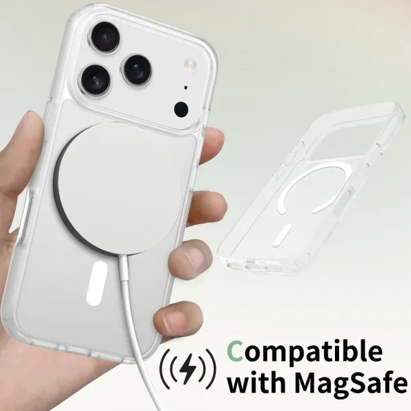 JP MagFit Colour MagSafe obal s N52 magnetom, iPhone 17 Pro, biely