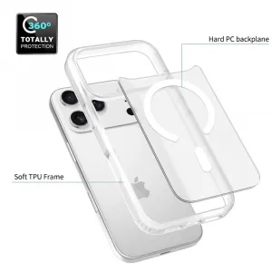 JP MagFit Colour MagSafe obal s N52 magnetom, iPhone 17 Pro, biely
