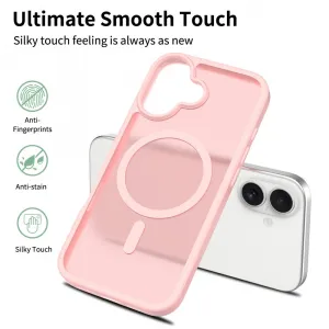 JP MagFit Colour MagSafe obal s N52 magnetom, iPhone 17, svetlo ružový