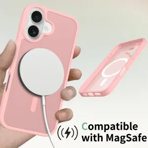 JP MagFit Colour MagSafe obal s N52 magnetom, iPhone 17, svetlo ružový
