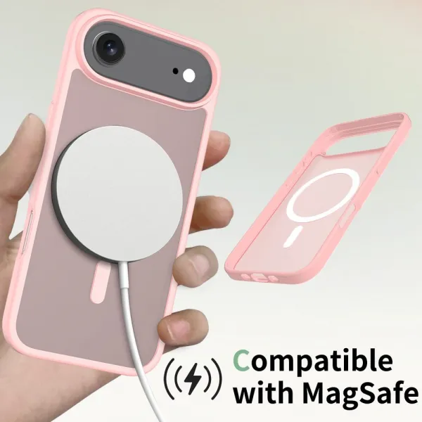 JP MagFit Colour MagSafe obal s N52 magnetom, iPhone Air, svetlo ružový