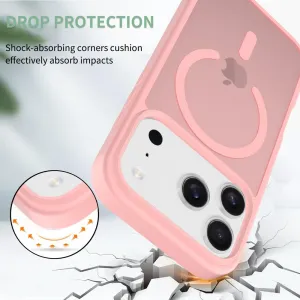 JP MagFit Colour MagSafe obal s N52 magnetom, iPhone 17 Pro, svetlo ružový