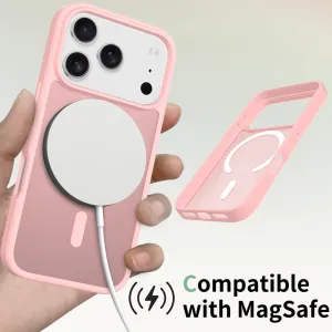 JP MagFit Colour MagSafe obal s N52 magnetom, iPhone 17 Pro, svetlo ružový