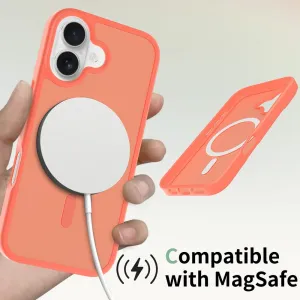 JP MagFit Colour MagSafe obal s N52 magnetom, iPhone 17, oranžový