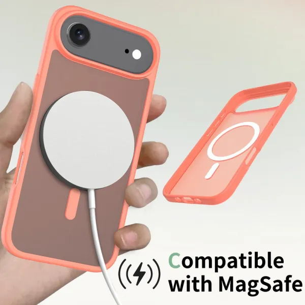 JP MagFit Colour MagSafe obal s N52 magnetom, iPhone Air, oranžový