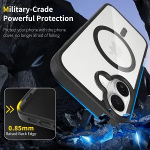 JP MagFit Clear MagSafe obal s N52 magnetom, iPhone 17, čierny