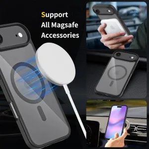 JP MagFit Clear MagSafe obal s N52 magnetom, iPhone Air, čierny