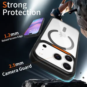 JP MagFit Clear MagSafe obal s N52 magnetom, iPhone 17 Pro, čierny