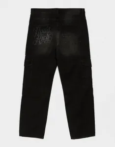 Hoodrich Nohavice  Cargo Denim Script