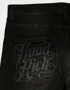 Hoodrich Nohavice  Cargo Denim Script
