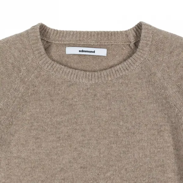 Edmmond Studios Duck Patch Sweater "Tan" (325-60-01060)