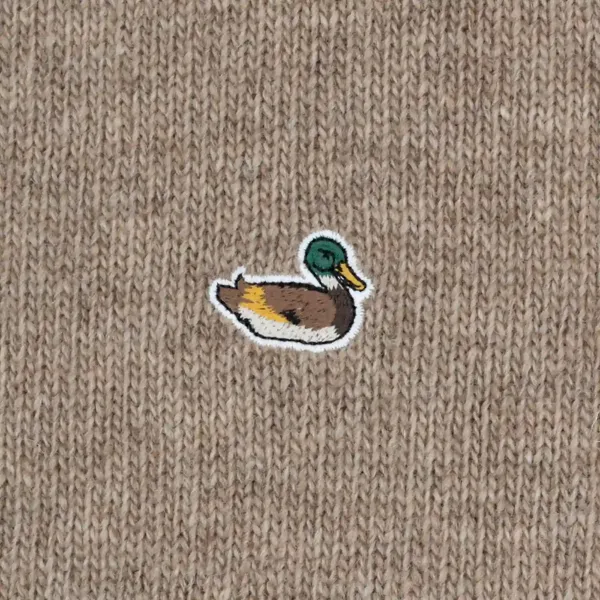Edmmond Studios Duck Patch Sweater "Tan" (325-60-01060)
