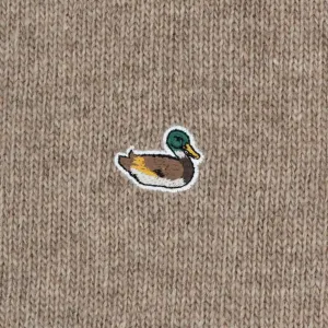 Edmmond Studios Duck Patch Sweater "Tan" (325-60-01060)
