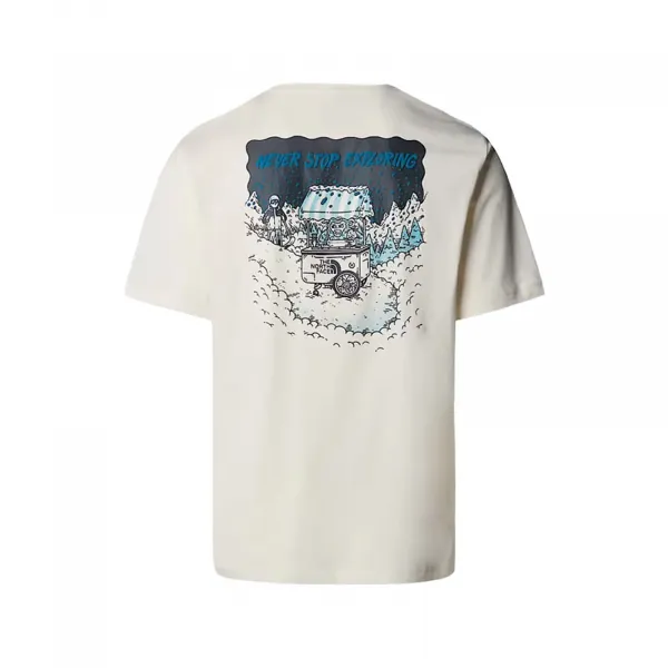 The North Face Power Days Relaxed Tee "White Dune" (NF0A8E4DQLI)