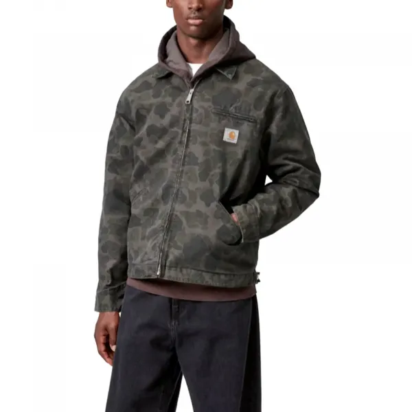 Carhartt WIP Duck Dertoit Jacket "Camo Duck Green Prophyry" (I034281-3ELGD)