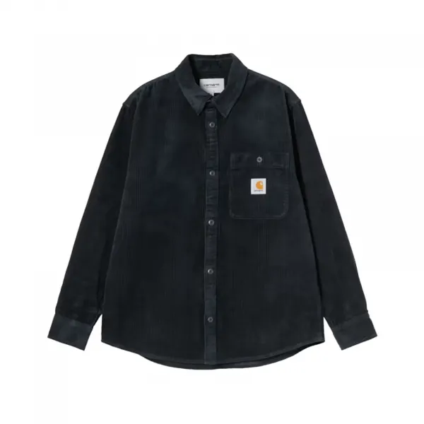 Carhartt WIP L/S Flint Shirt "Deep Night" (I035837-J0XX)