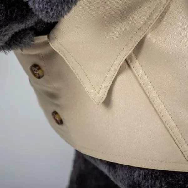DUVO+ elegantná vesta pre psov S 40cm béžová