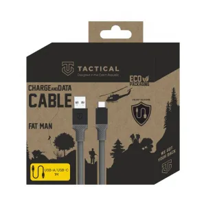 Kábel USB-A/USB-C - 1m - Sivá H31178