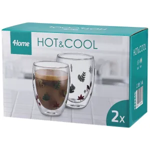 4Home Termo pohár Autumn Hot&Cool 350 ml, 2 ks