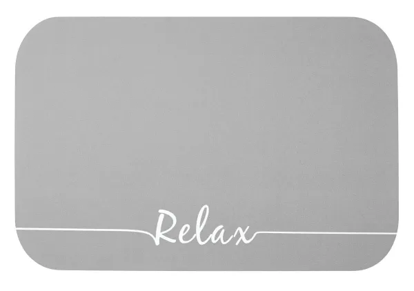 Weltbild Předložka do koupelny Relax, 40 x 60 cm, světle šedá