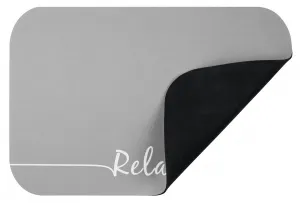 Weltbild Předložka do koupelny Relax, 40 x 60 cm, světle šedá
