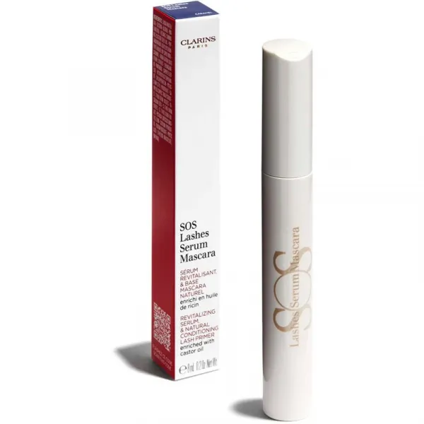 Clarins SOS Lashes Serum Mascara vyživujúca riasenka na predĺženie a zväčšenie objemu mihalnic 8 ml