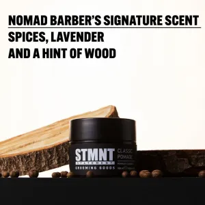 STMNT Nomad Barber Classic Pomade vlasová pomáda na vodnej báze s extra silnou fixáciou 100 ml