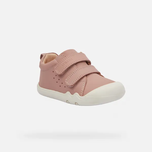 Old Pink Girls' Barefoot Sneakers Geox Steppieup - Girls