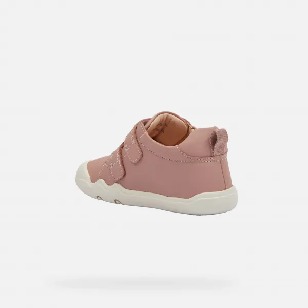 Old Pink Girls' Barefoot Sneakers Geox Steppieup - Girls