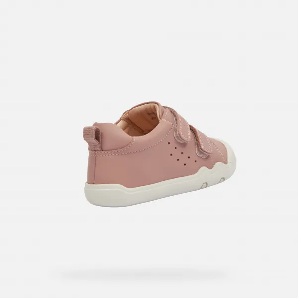 Old Pink Girls' Barefoot Sneakers Geox Steppieup - Girls