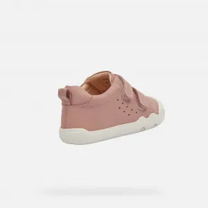 Old Pink Girls' Barefoot Sneakers Geox Steppieup - Girls