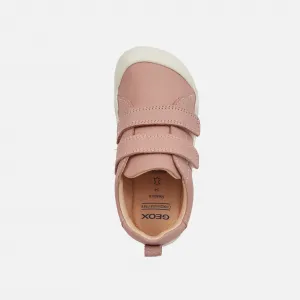Old Pink Girls' Barefoot Sneakers Geox Steppieup - Girls