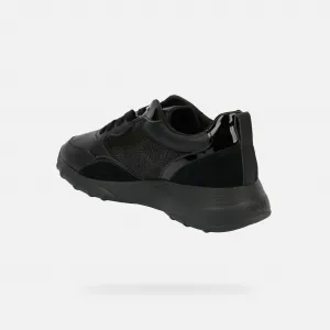 Black women's sneakers Geox Alleniee - Women's