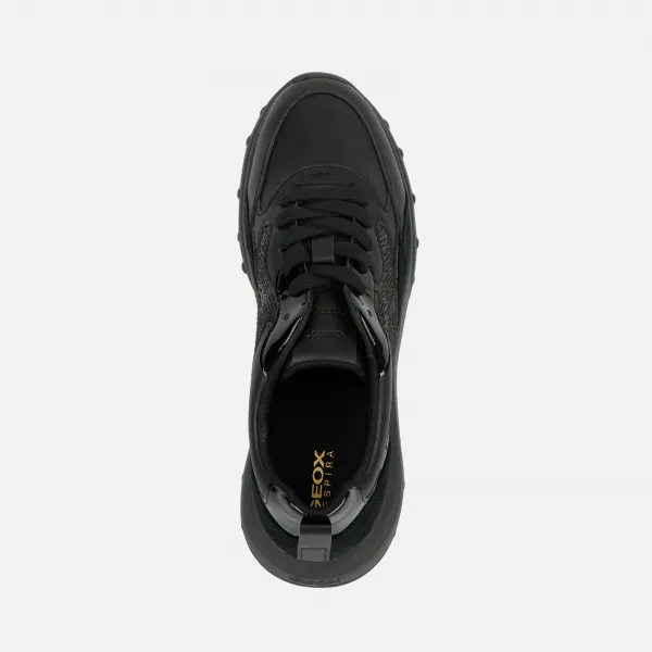 Black women's sneakers Geox Alleniee - Women's