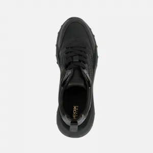 Black women's sneakers Geox Alleniee - Women's