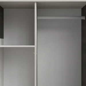 HALMAR Šatní skříň Random 90 cm kašmír/ořech