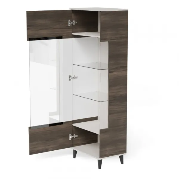 Vitrína RANDOM W-1 Halmar