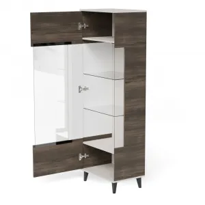 Vitrína RANDOM W-1 Halmar