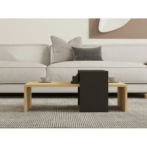 Konferenčný stolík Glow Anthracite a Sapphire Oak
