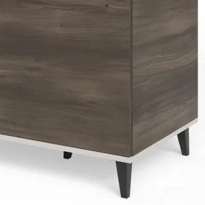 HALMAR Šatní skříň Random 90 cm kašmír/ořech