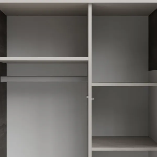 HALMAR Šatní skříň Random 90 cm kašmír/ořech