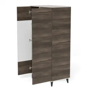 HALMAR Šatní skříň Random 90 cm kašmír/ořech
