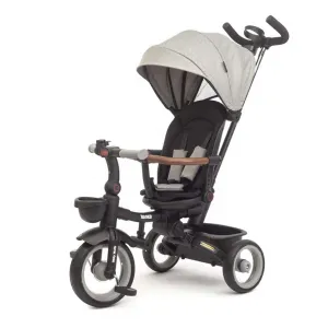 Luxusná detská trojkolka s osvetlením Milly Mally Twinkle grey
