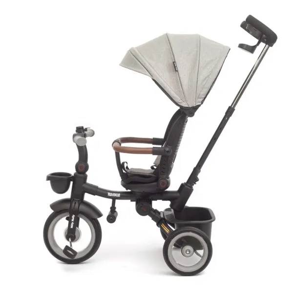 Luxusná detská trojkolka s osvetlením Milly Mally Twinkle grey