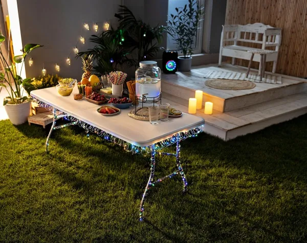 LED svetelná reťaz Pastel, 10 m, 100 LED